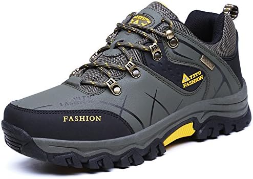 

Мужские зимние ботинки Qacksv для походов, снегоступы, повседневные легкие водонепроницаемые зимние ботинки для снега, всепогодные дышащие ботинки до щиколотки, туристические походные ботинки, ботинки для походов для мужчин, зеленый