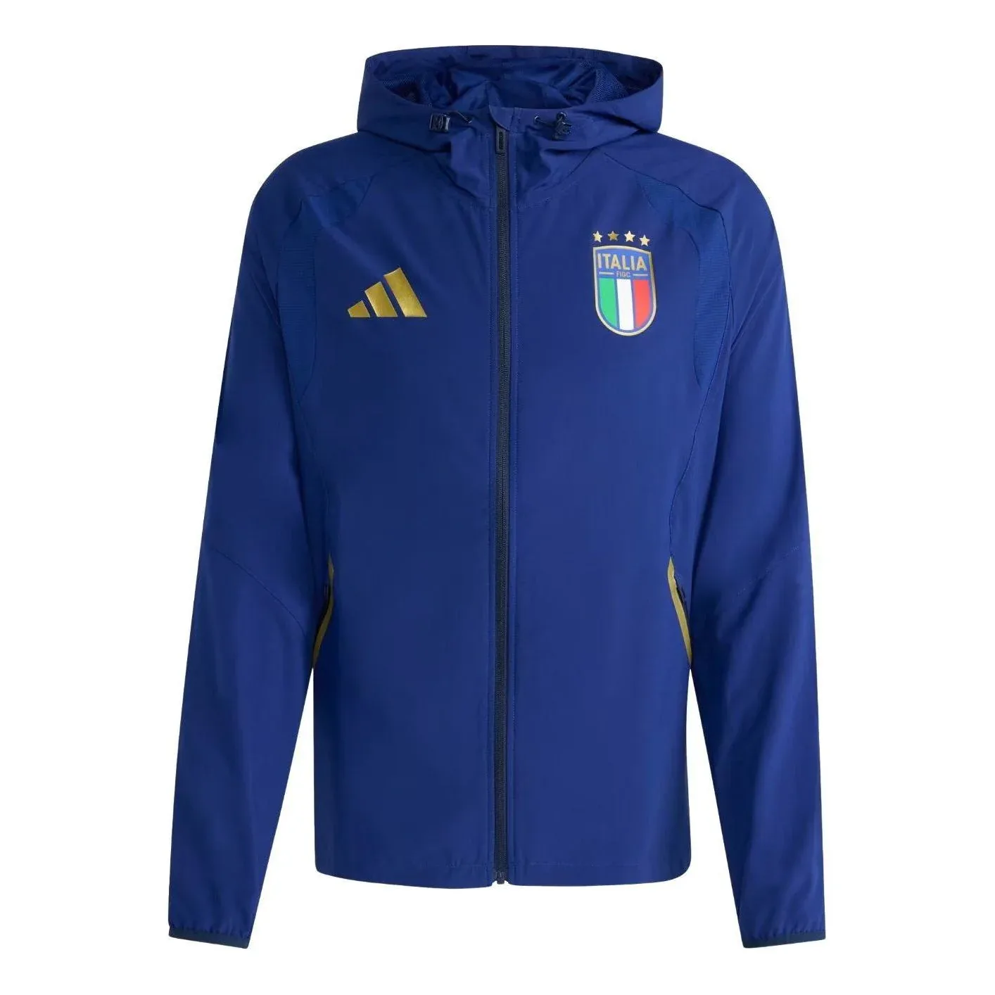Ветровка Adidas Italy Tiro Travel Full Zip Windbreaker 'Victory Blue'