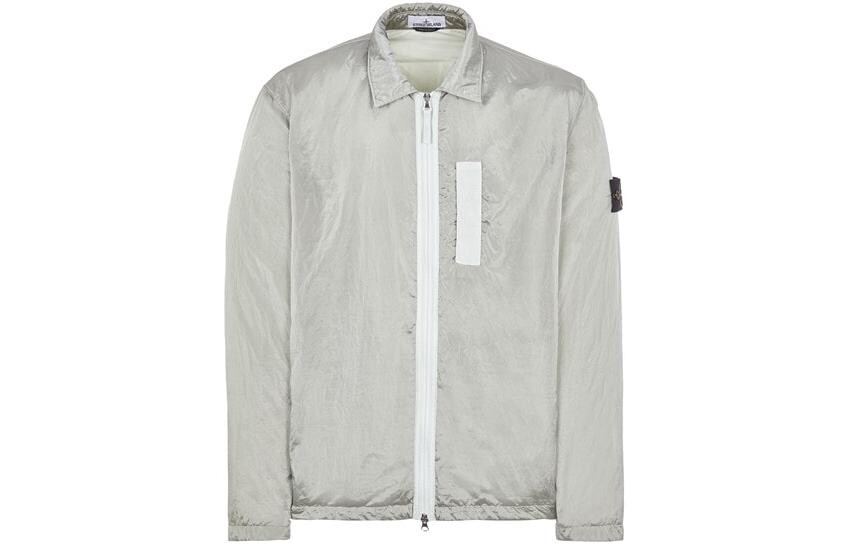 

Куртка мужская жемчужно-серая Stone Island, серый