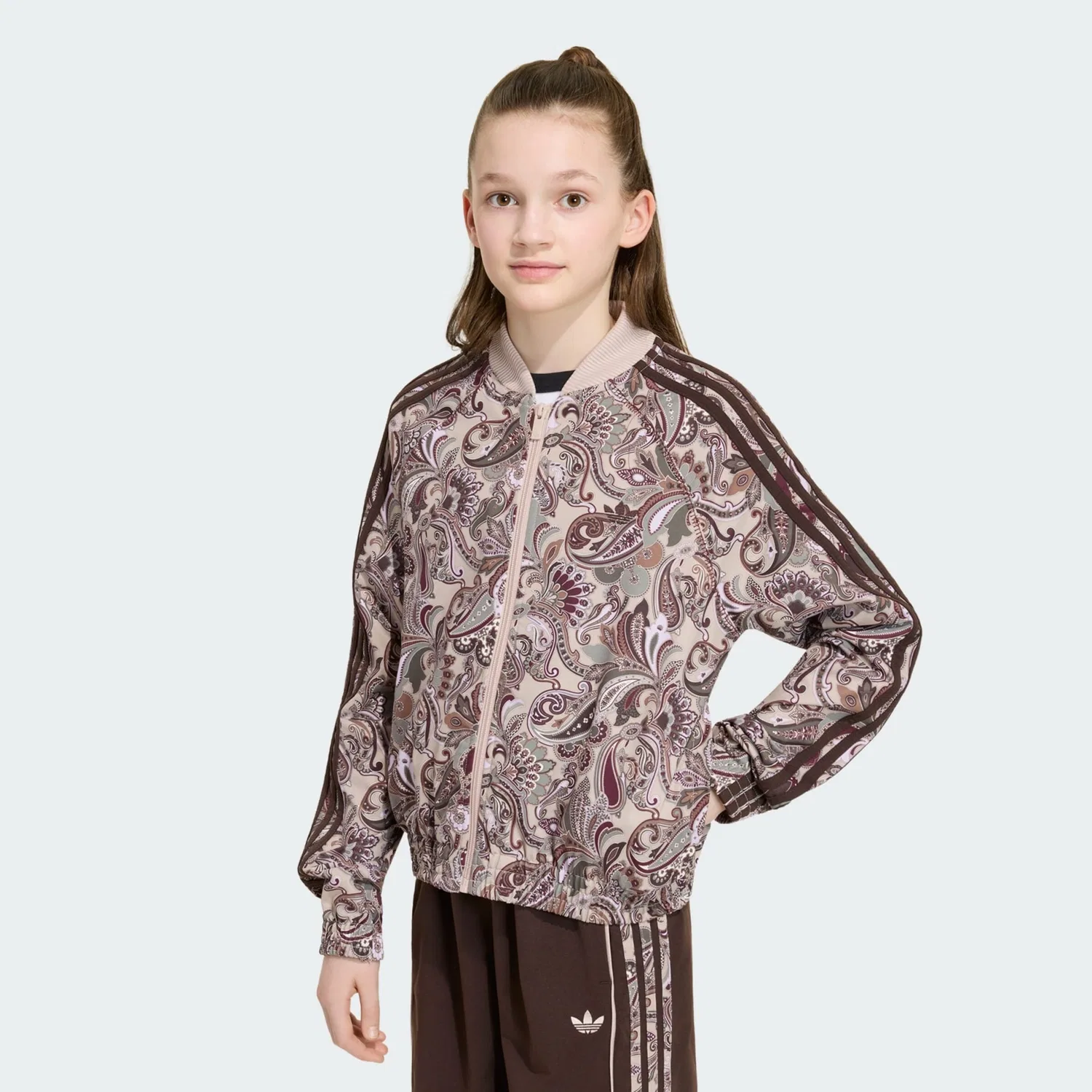 Куртка Adidas Originals Between-Season Sst в цветах хаки и темно-зеленом — фото 2