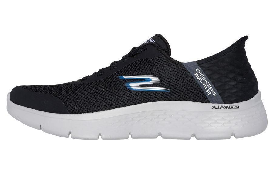 

Слипоны Skechers Low Top Мужские Черно-Серые