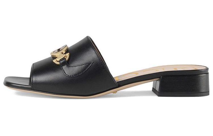 Шлепанцы женские Gucci Zumi, черный