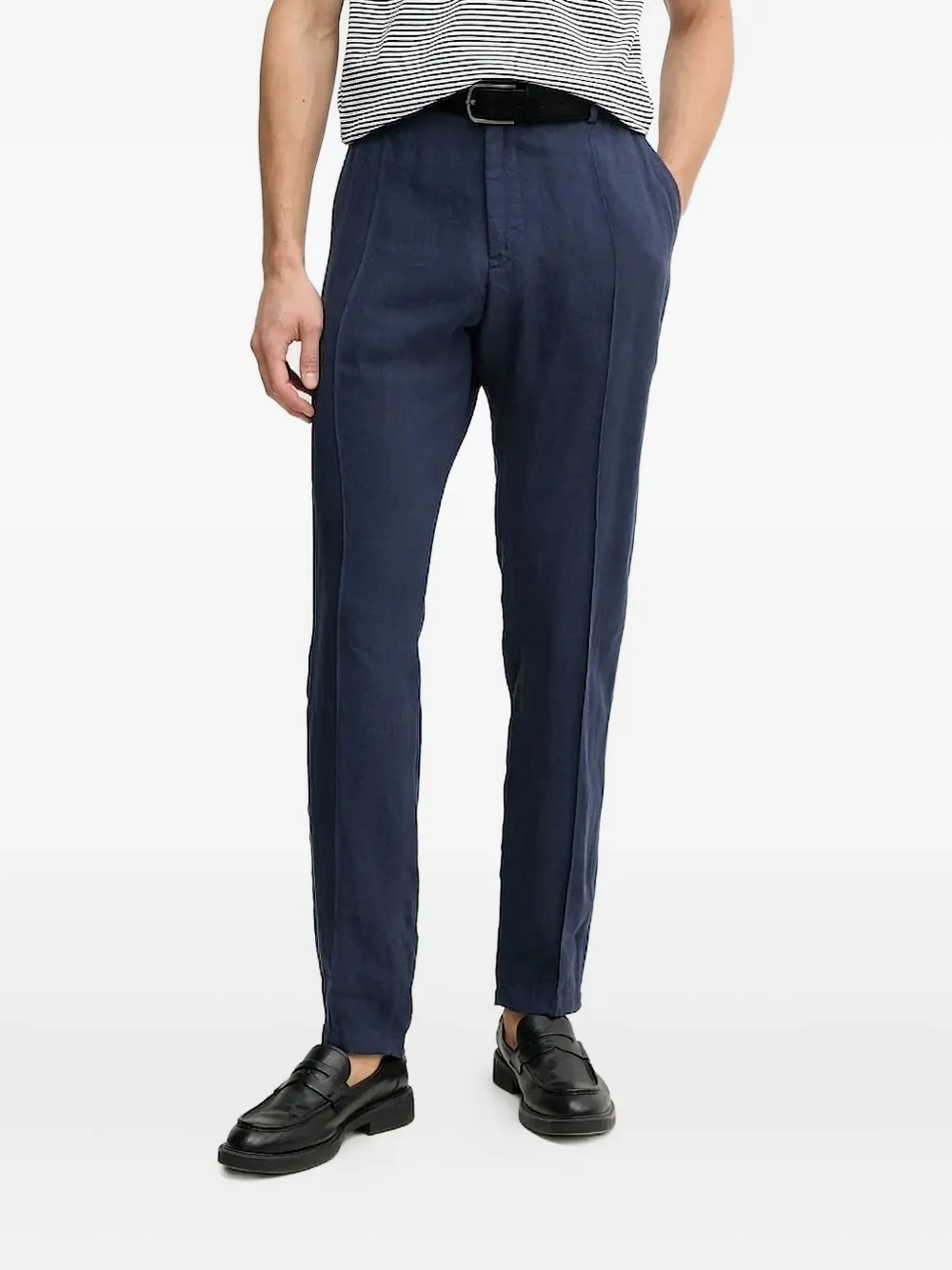 

Плиссированные брюки EMPORIO ARMANI, синий