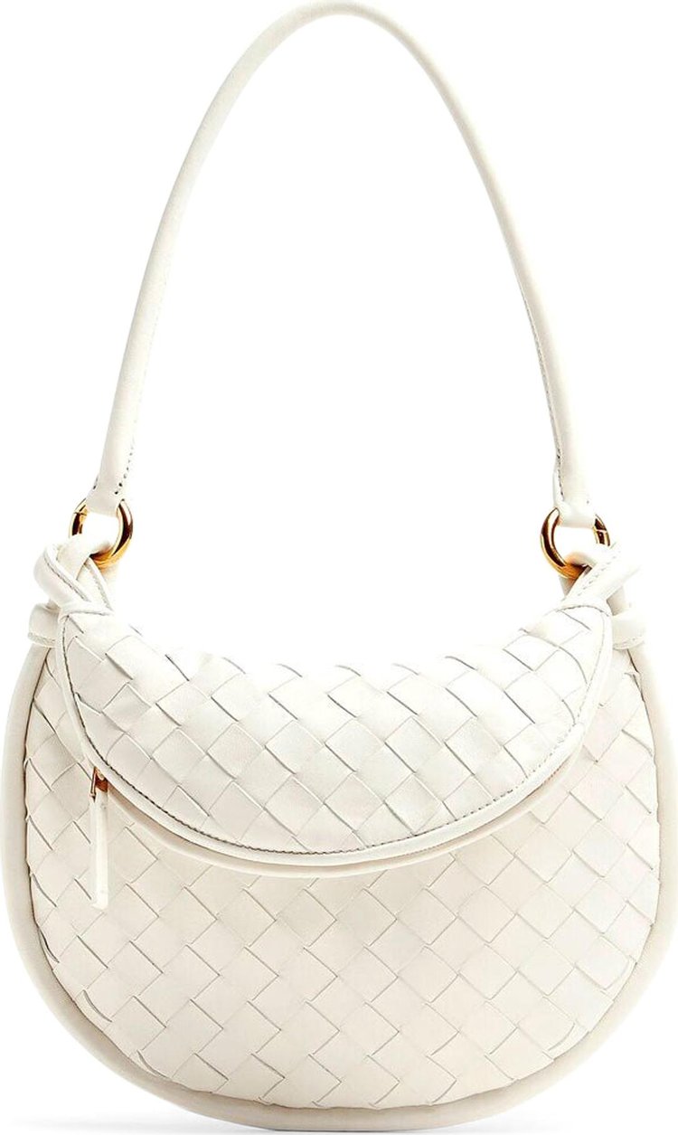 

Сумка через плечо Bottega Veneta Small Gemelli 'White/Medium Brass', белый