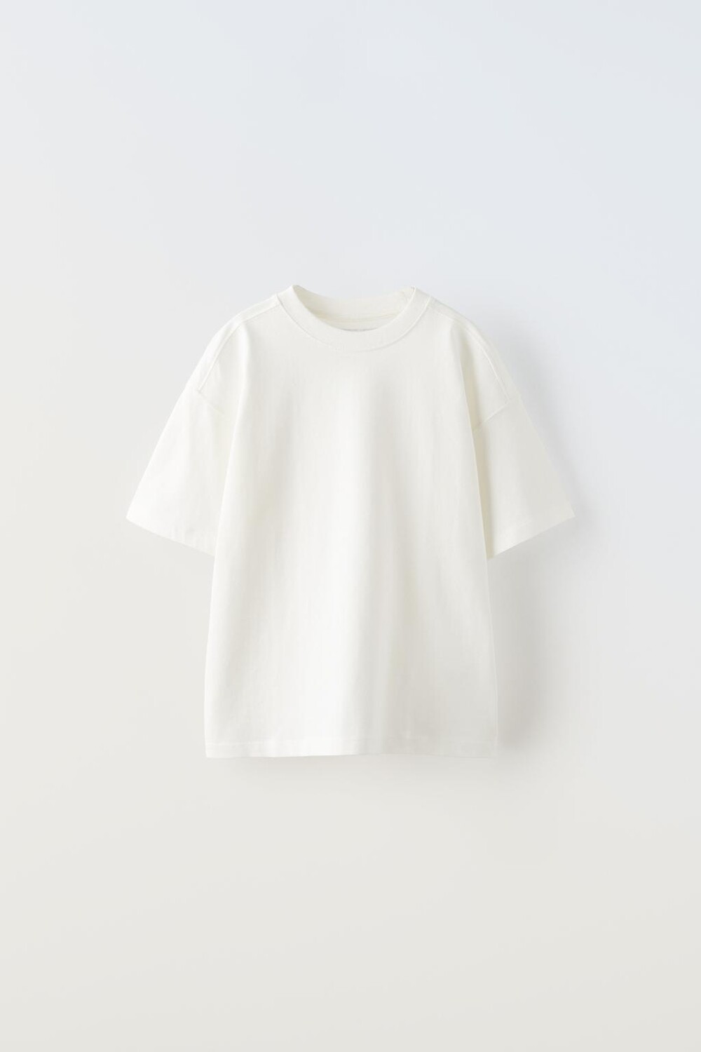 

Футболка среднего веса ZARA, белый