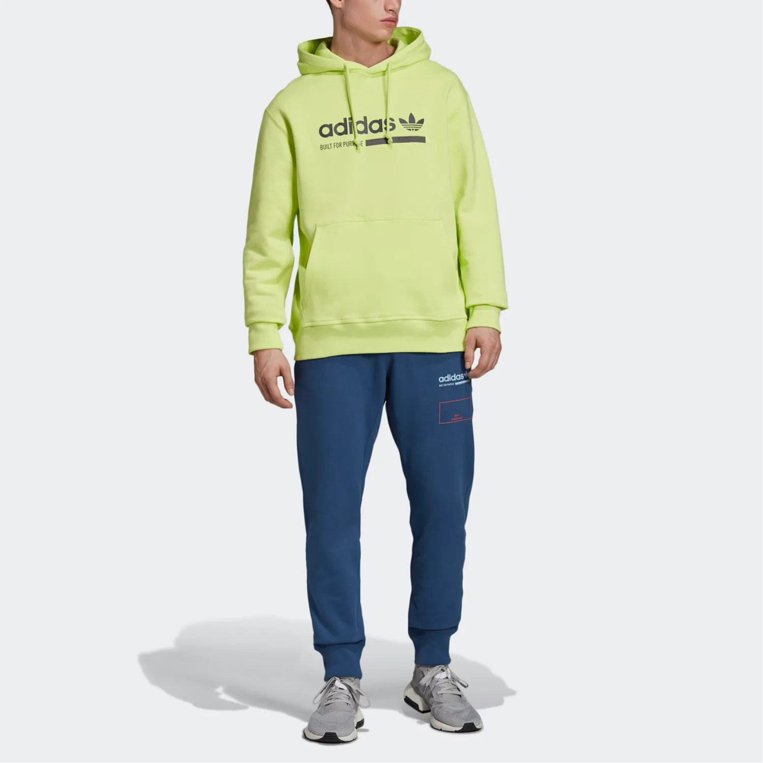 Свитшот мужской KAVAL Adidas Originals, Semi-Frozen Yellow — фото 4