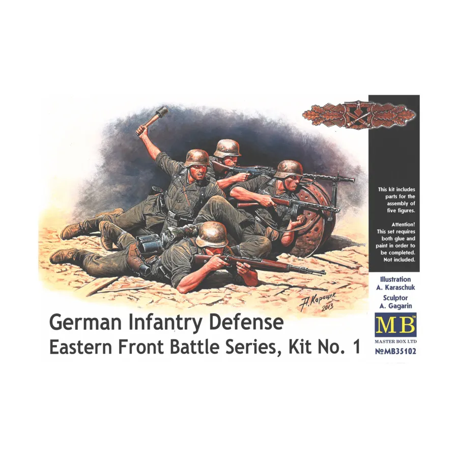 

Немецкая пехотная оборона, Eastern Front Battle Series (1:35) (Master Box)