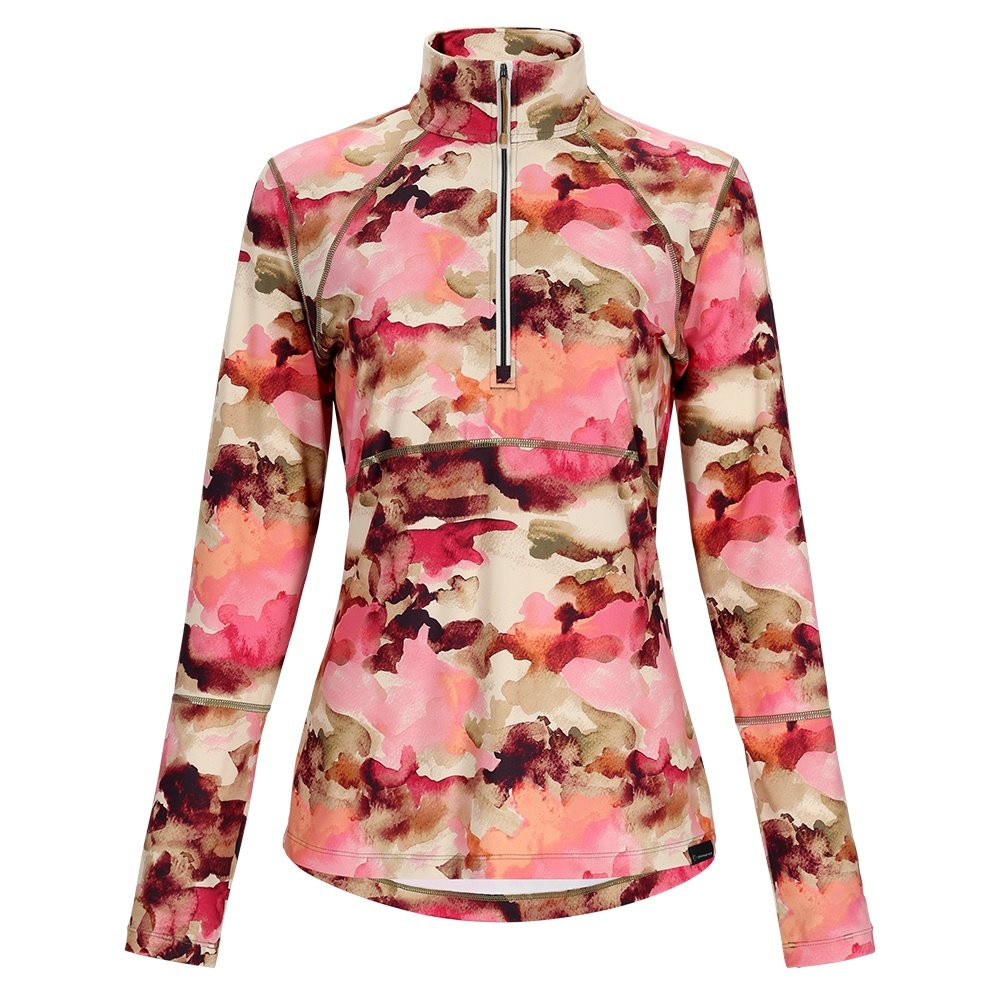 

Куртка-поло Obermeyer Discover с молнией на четверть длины (женская), Blooming Camo