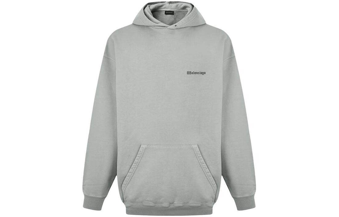 

Толстовка унисекс серая Balenciaga, серый