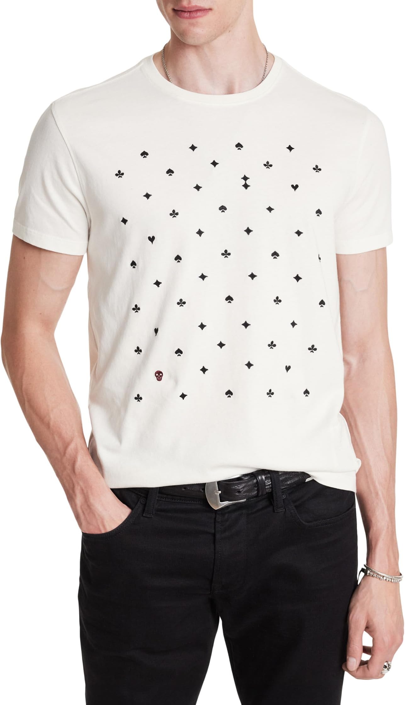 

Футболка John Varvatos Suits Tee KG6733W24, цвет Salt
