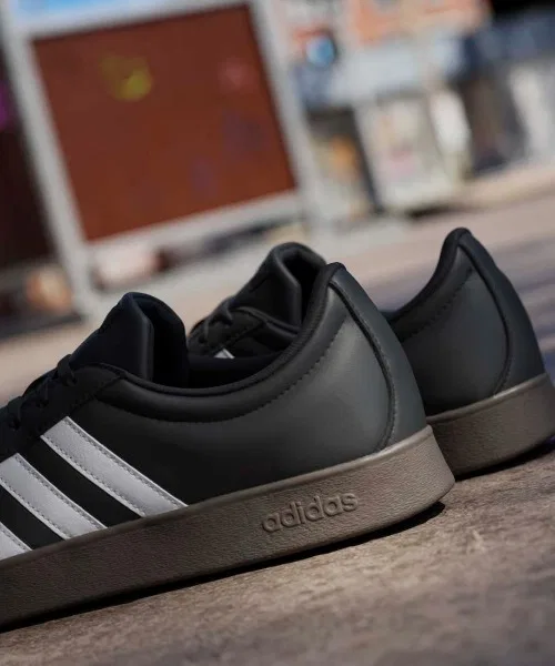 Унисекс кроссовки adidas VL Court Base чёрные — фото 3