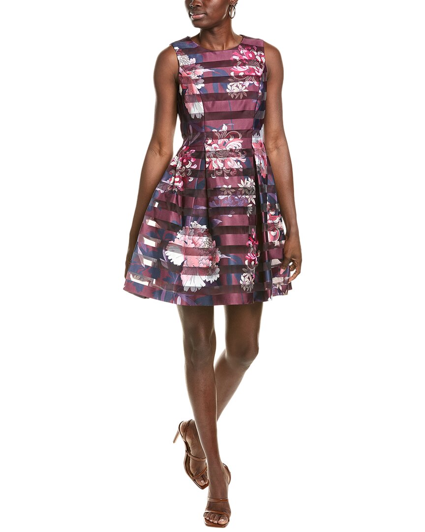 

Платье-трапеция Vince Camuto Shadow Stripe, фиолетовый