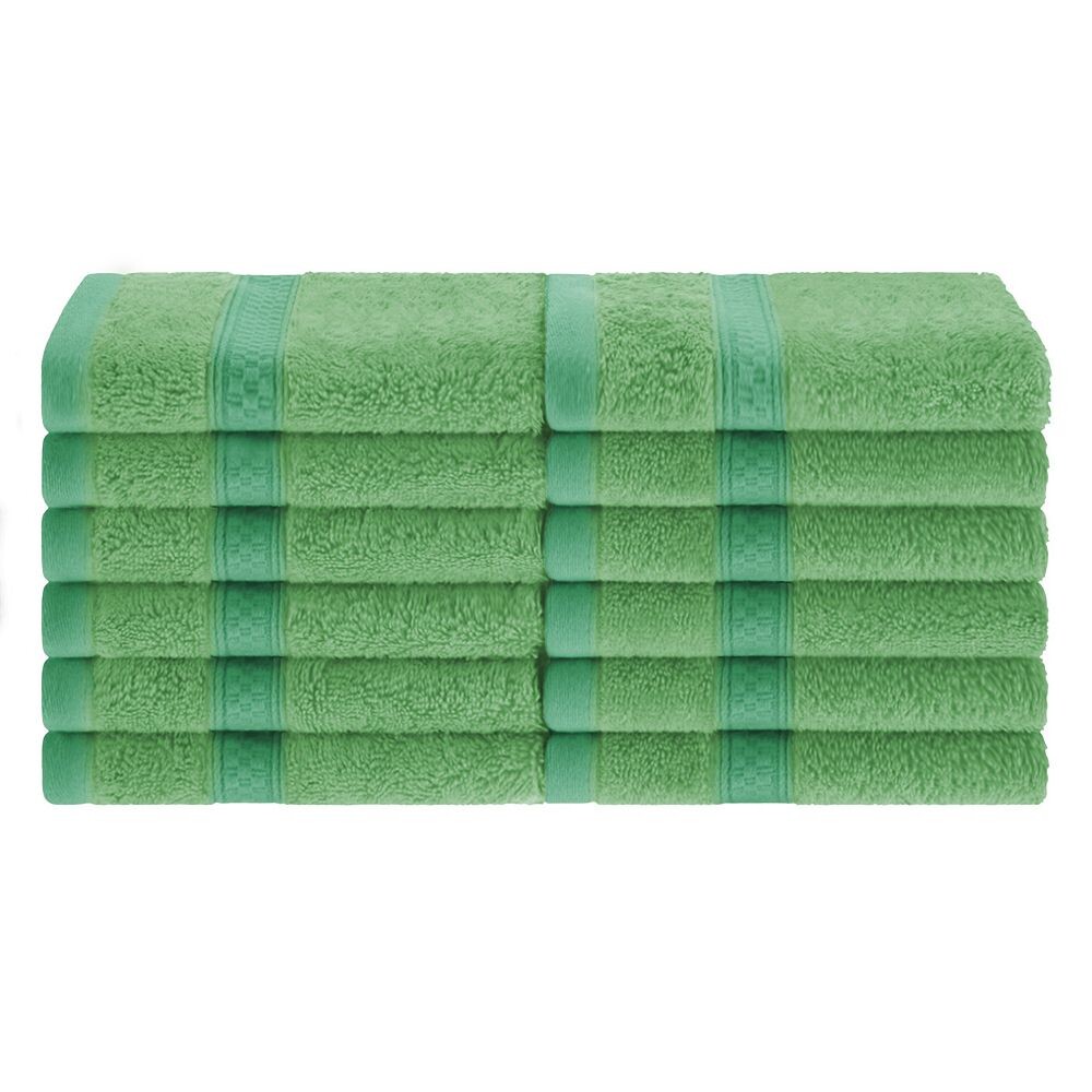 

Набор полотенец для лица SUPERIOR Rayon from Bamboo Blend Solid, 12 шт., цвет Spring Green