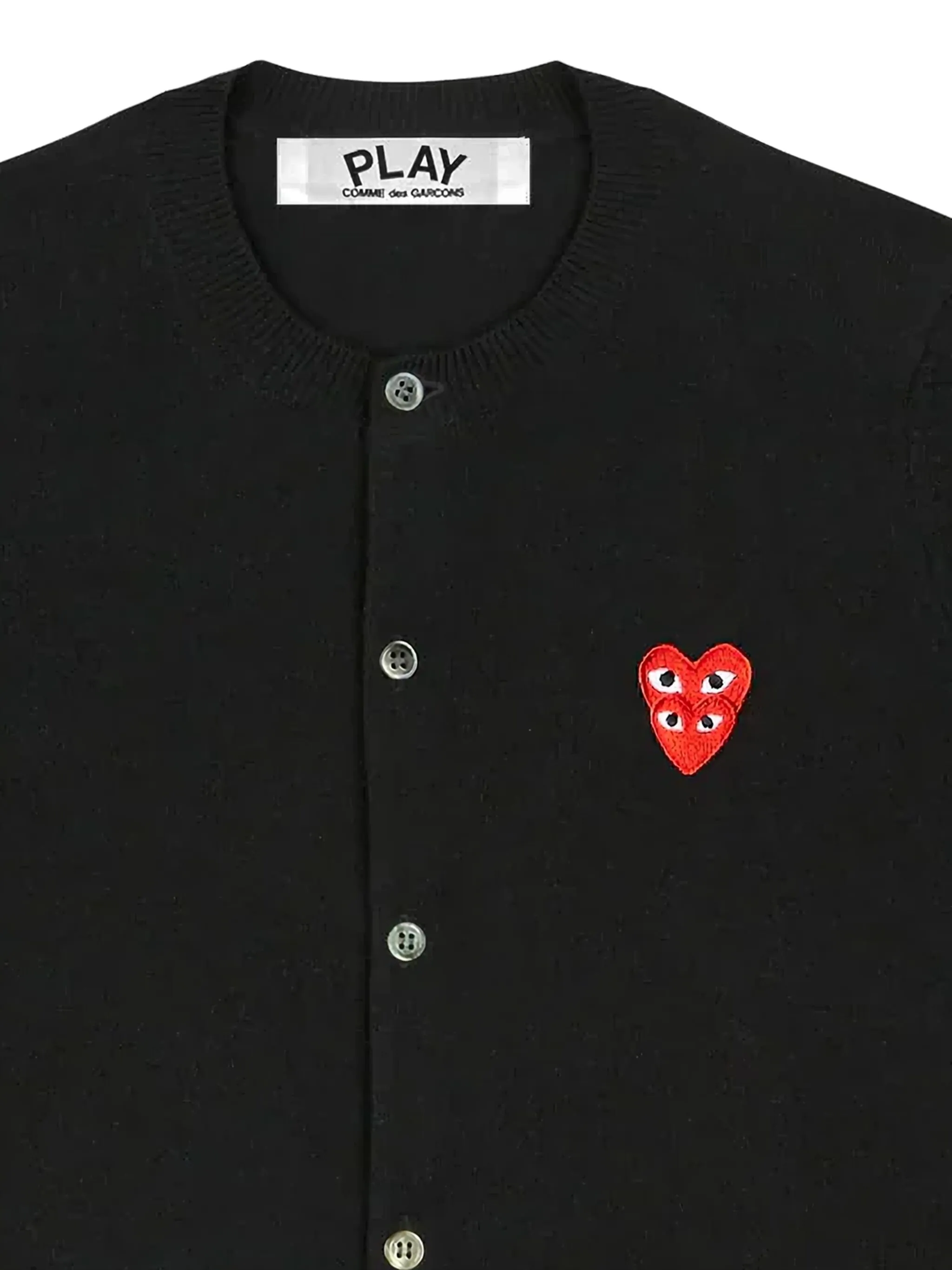 Декорированный кардиган Comme Des Garçons Play, черный — фото 2