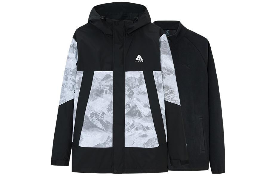 

ANTA Мужская куртка базовая черно-белая, Basic Black/Pure White