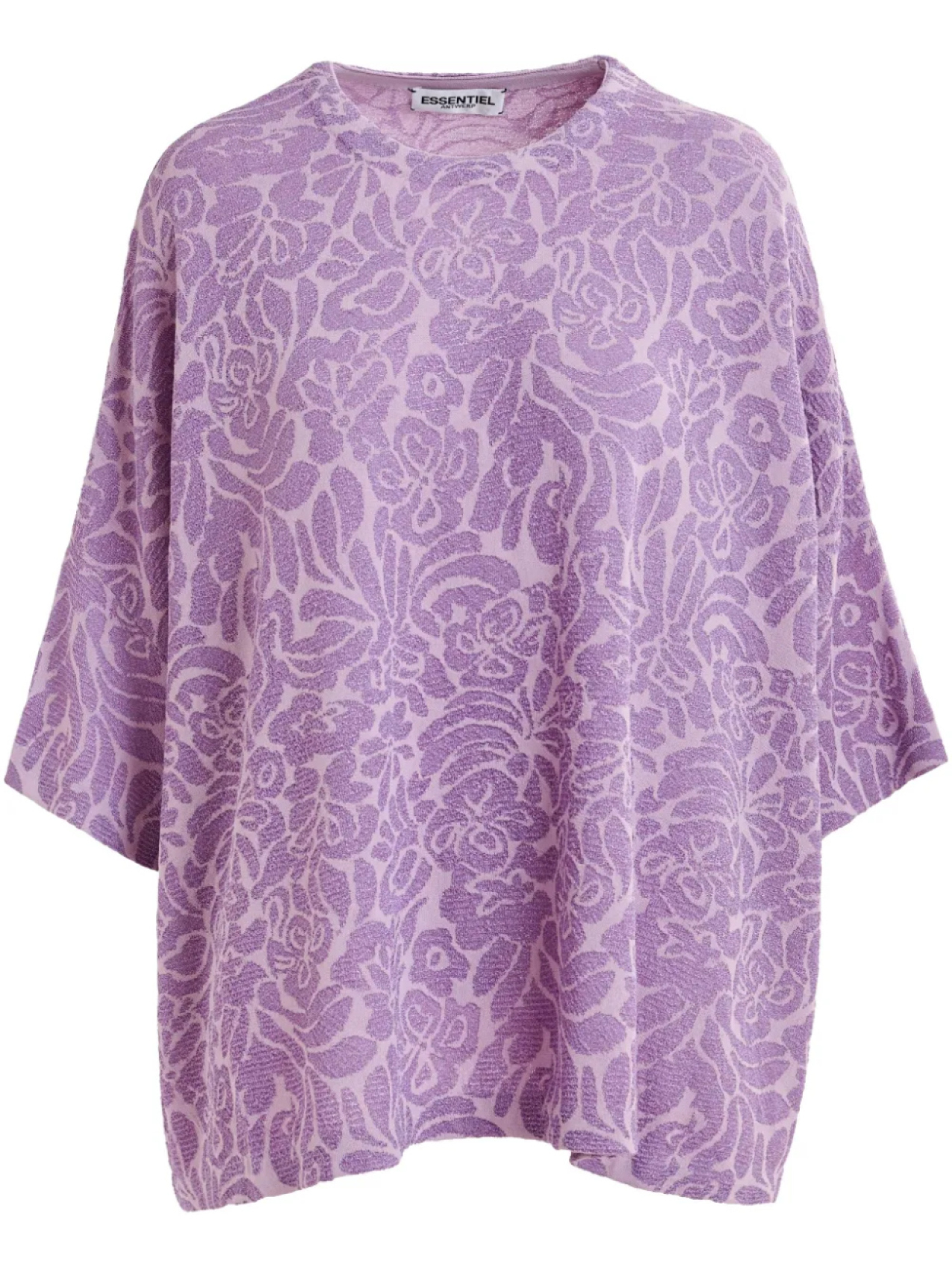 

Топ жаккардовой вязки Essentiel Antwerp, фиолетовый