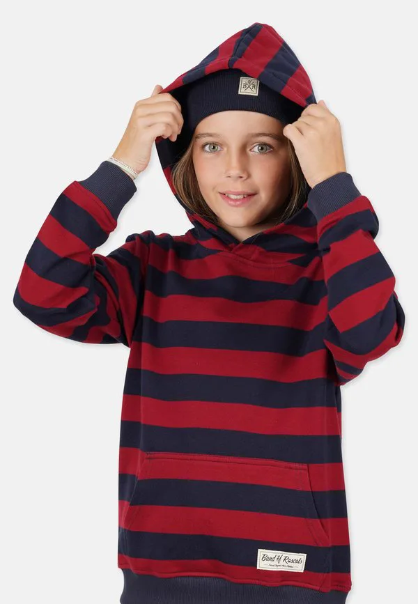 Толстовка с капюшоном Band Of Rascals, Navy-Red