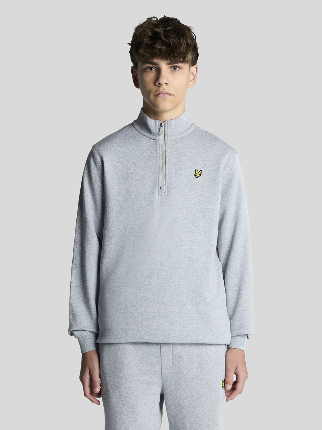 Толстовка Lyle & Scott, Mottled Grey — фото 2
