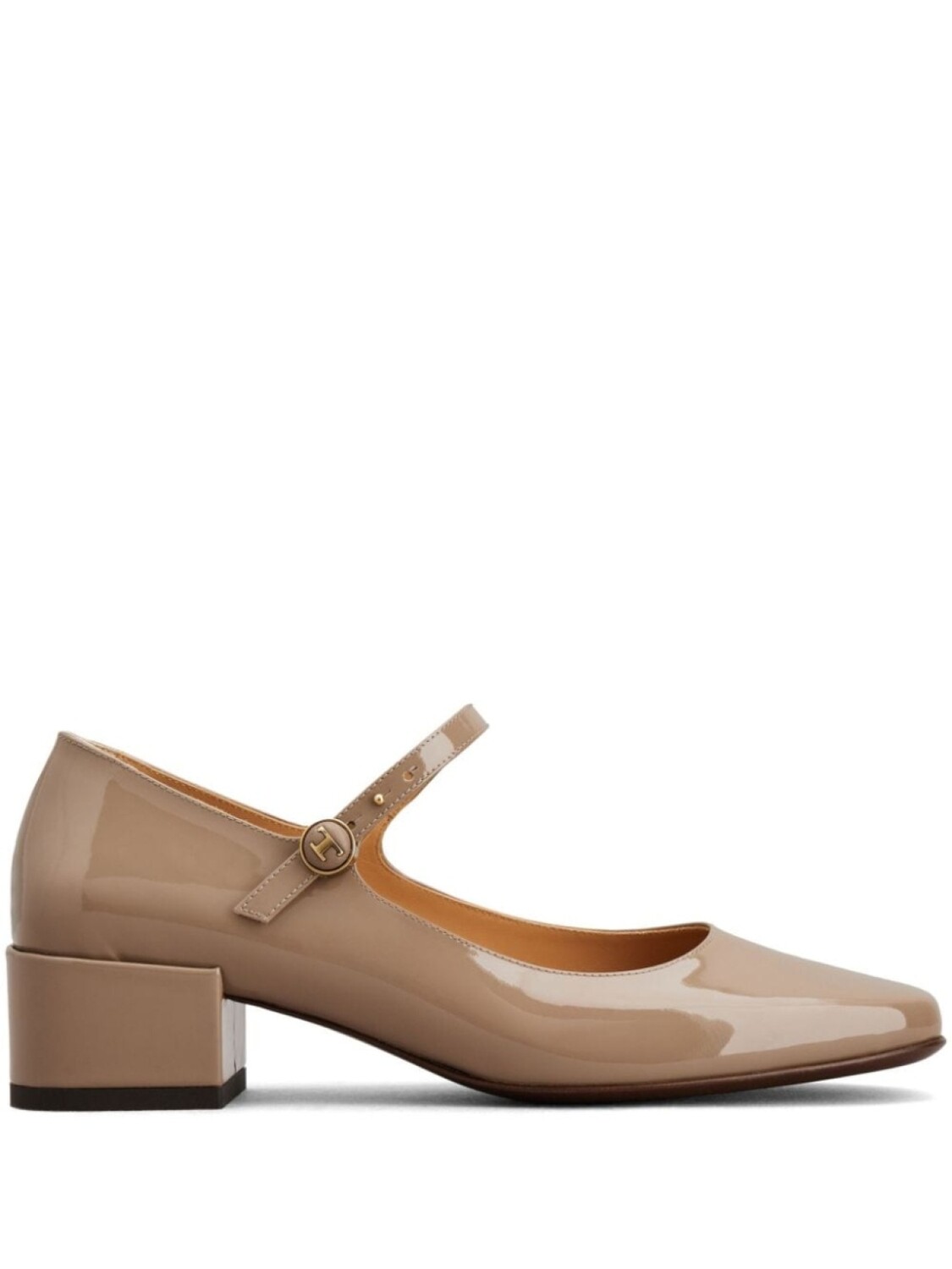 Tod's лакированные туфли-лодочки, нейтральный цвет