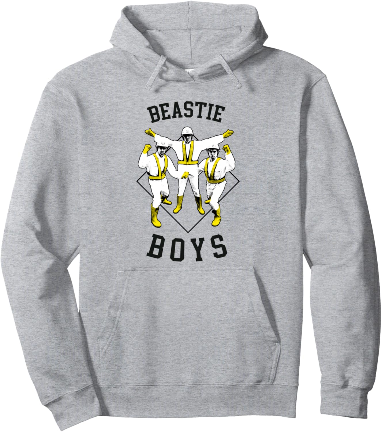

Официальная толстовка Beastie Boys Hello Nasty, серая, Серый, Официальная толстовка Beastie Boys Hello Nasty, серая