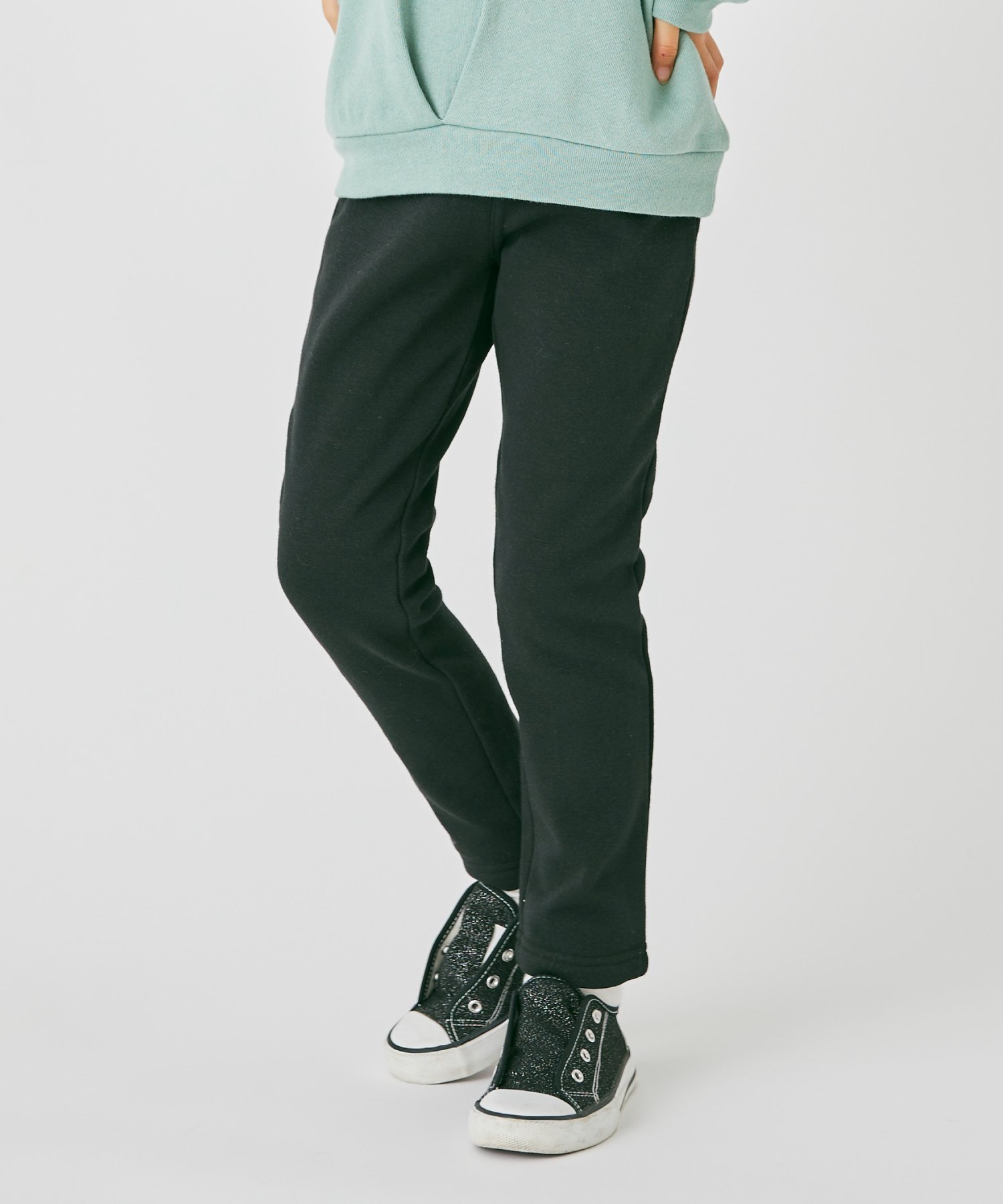Брюки на флисовой подкладке Ever Closet, black