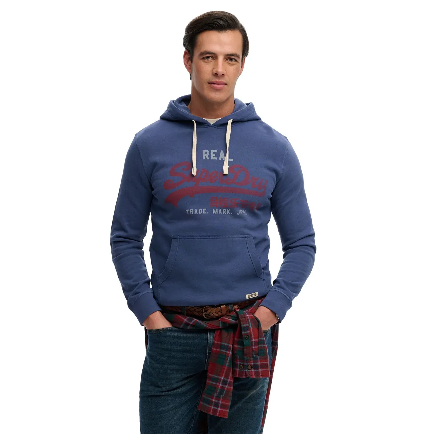 Худи, Superdry, синий — фото 4