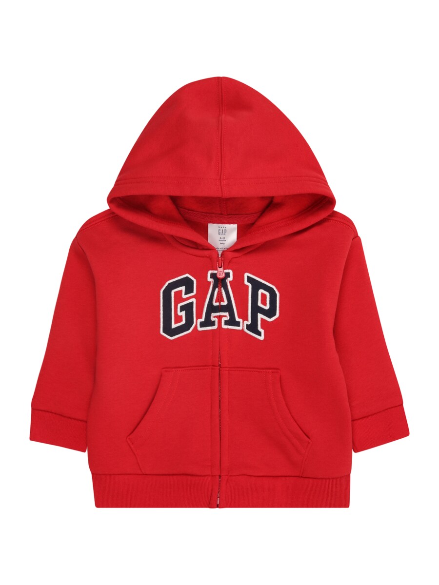 

Толстовка с капюшоном на молнии GAP, цвет bright red