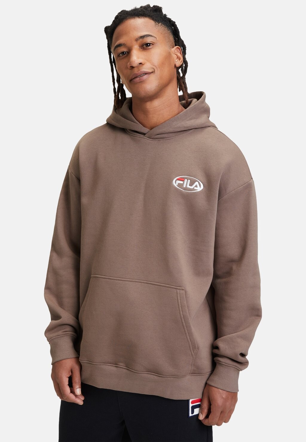 

Толстовка с капюшоном APPAREL LEOBEN Fila, коричневый