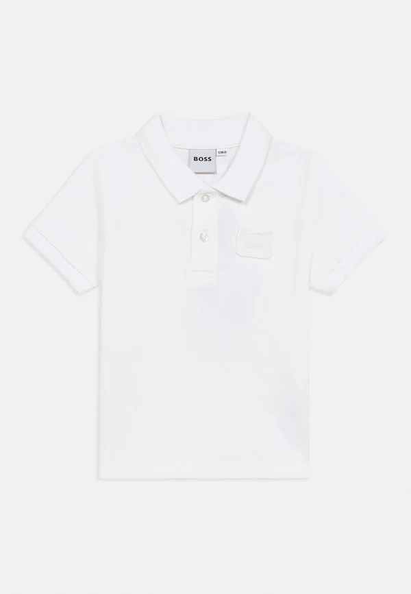 Футболка-Поло для новорожденных Boss Kidswear, White