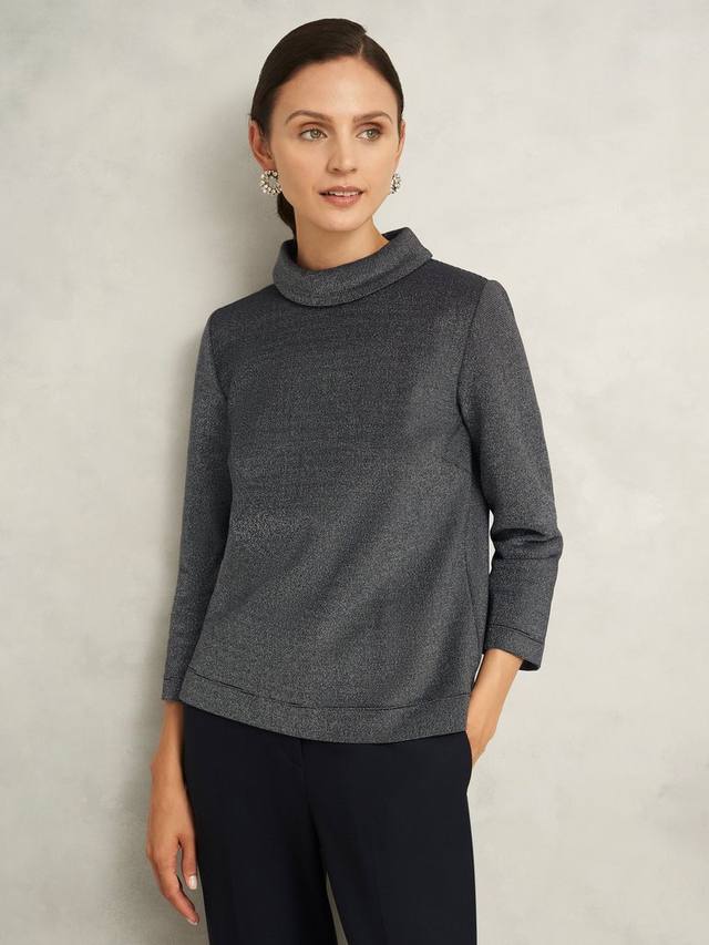 

Топ Tali Sparkle Hobbs, Navy/Silver