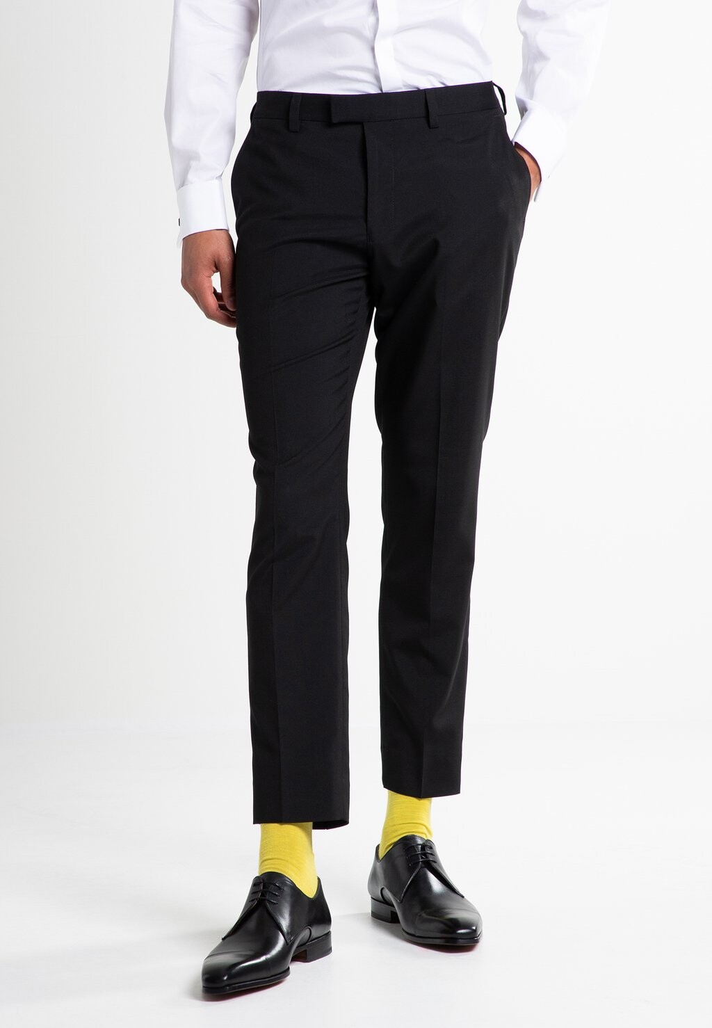 Брюки SLIM FIT TUXEDO Next, черный — фото 3