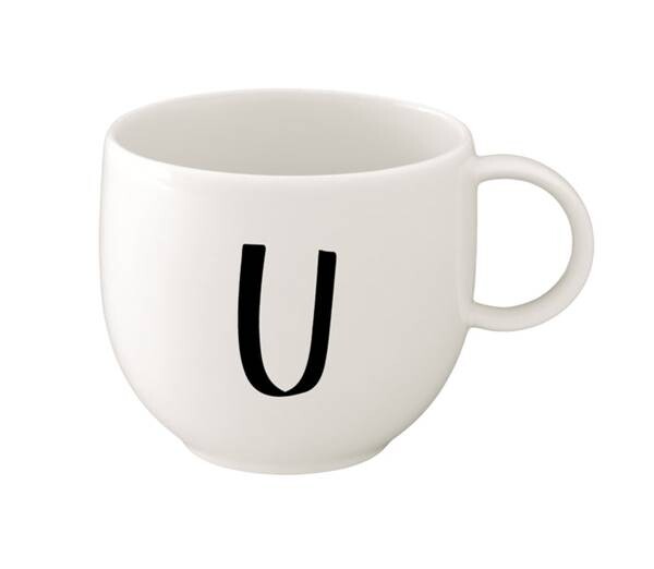 

Кофейная кружка буквы u Villeroy & Boch, белый
