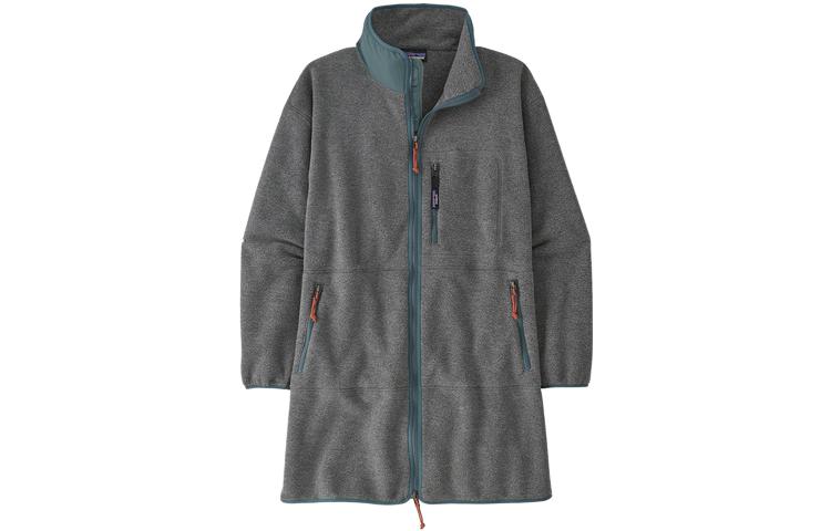 Куртка Synchilla для женщин в сером цвете Patagonia, синий Plum фиолетовый/NTPL — фото 3