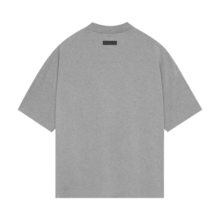 Футболка Fear of God Essentials 'Dark Heather Oatmeal' — фото 3