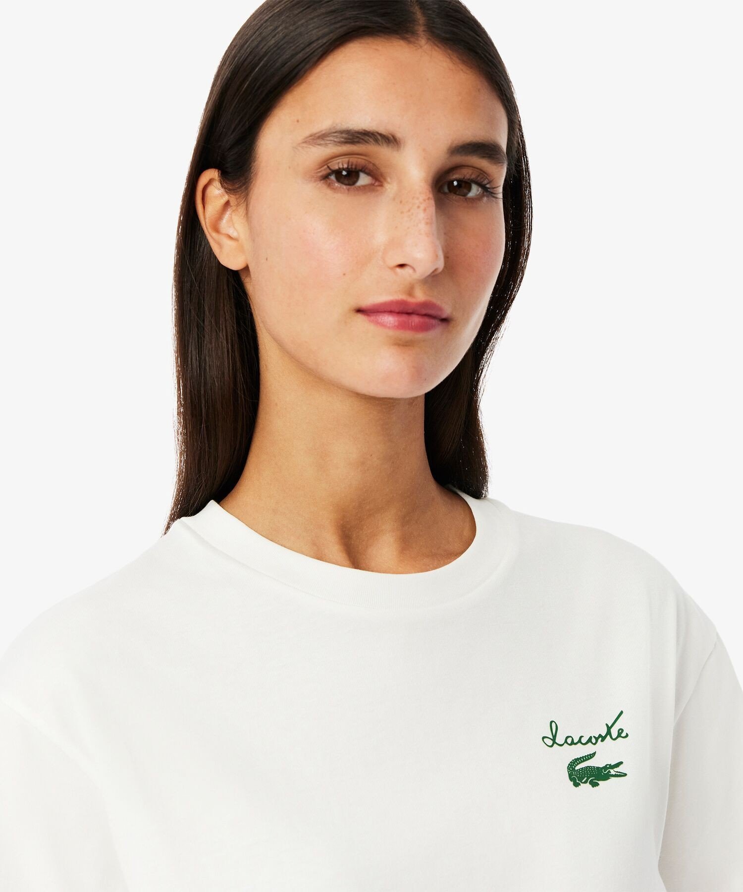 Платье-футболка LACOSTE White — фото 2