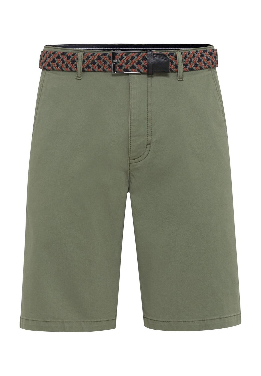 

Chino Bermuda, диагональные карманы, пояс, мужские DUNMORE, зеленый