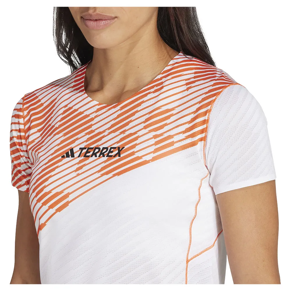 Футболка с коротким рукавом adidas Terrex Techrock Pro, белый — фото 4