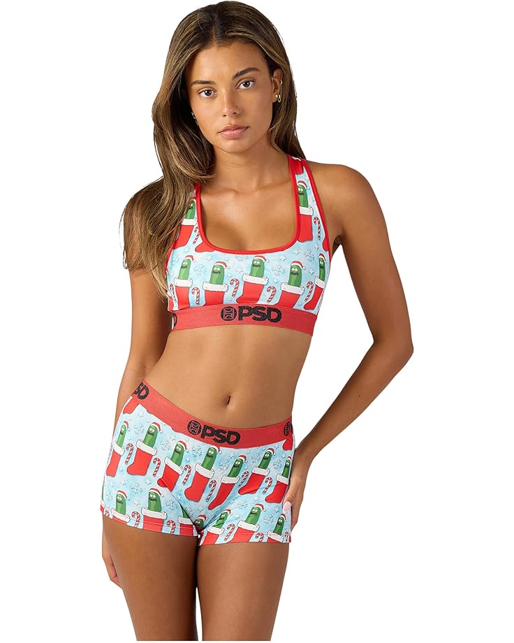 

Женские трусы-шорты PSD Happy Picklemas, Multi
