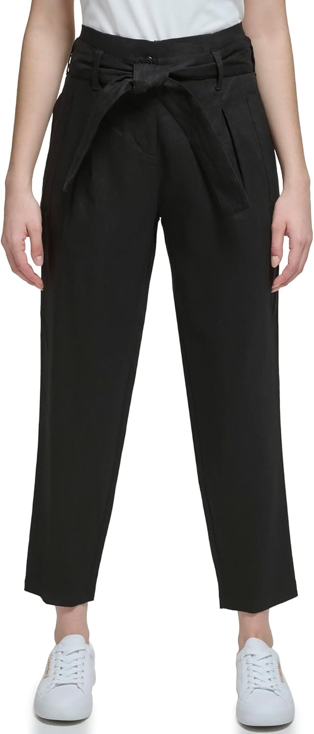 

Женские брюки-карго Calvin Klein с высокой талией (стандартные и большие размеры), Black