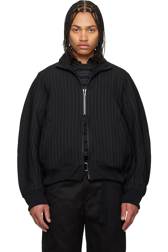 

Твиловая куртка Matelasse Sacai, черный