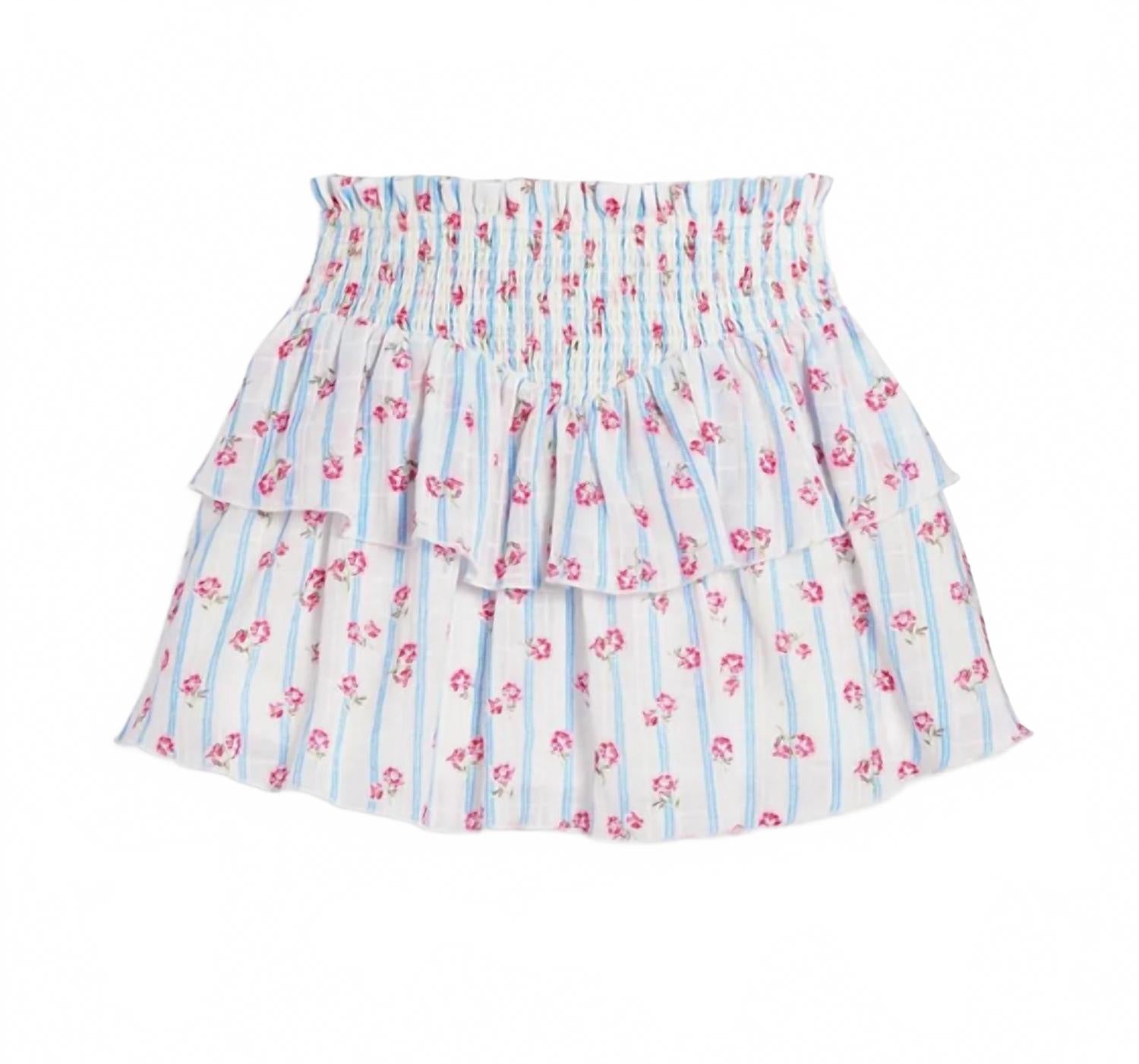 

Юбка Brooke для девочек в полоску петунии Katiejnyc, Petunia Stripe