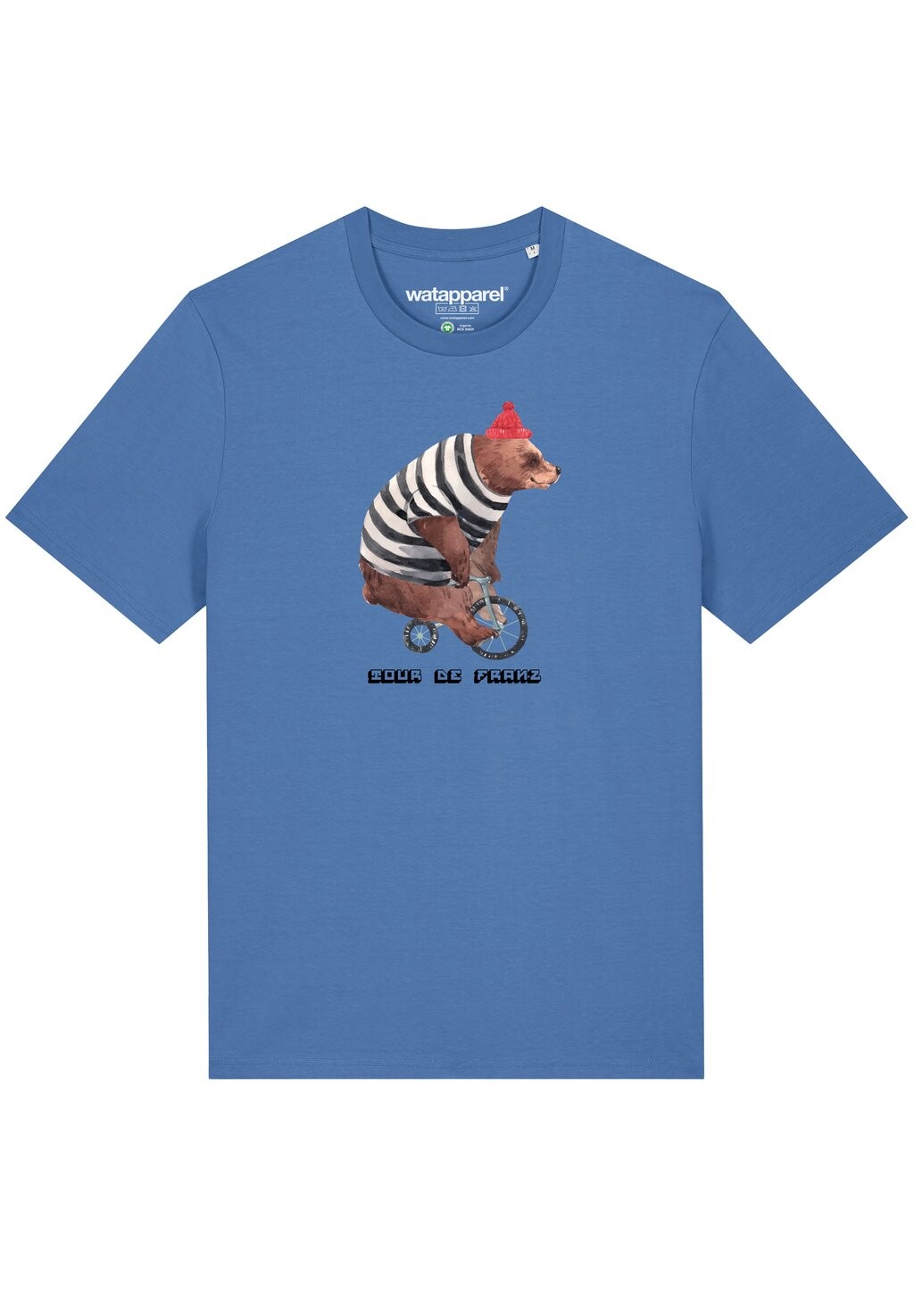 

Футболка с принтом TOUR DE FRANZ Watapparel, цвет bright blue