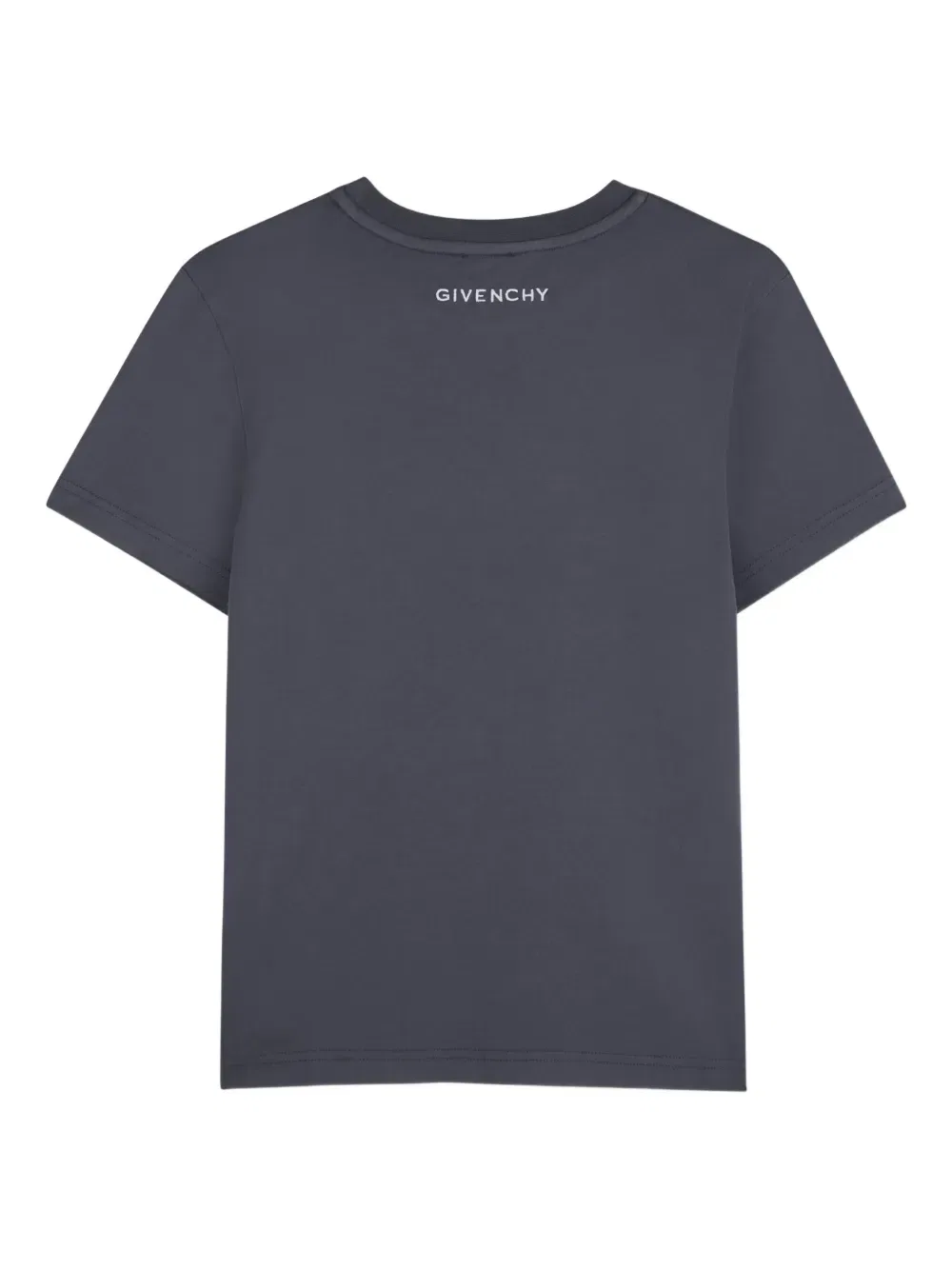 Футболка с коротким рукавом и графическим принтом Givenchy Kids, серый — фото 2