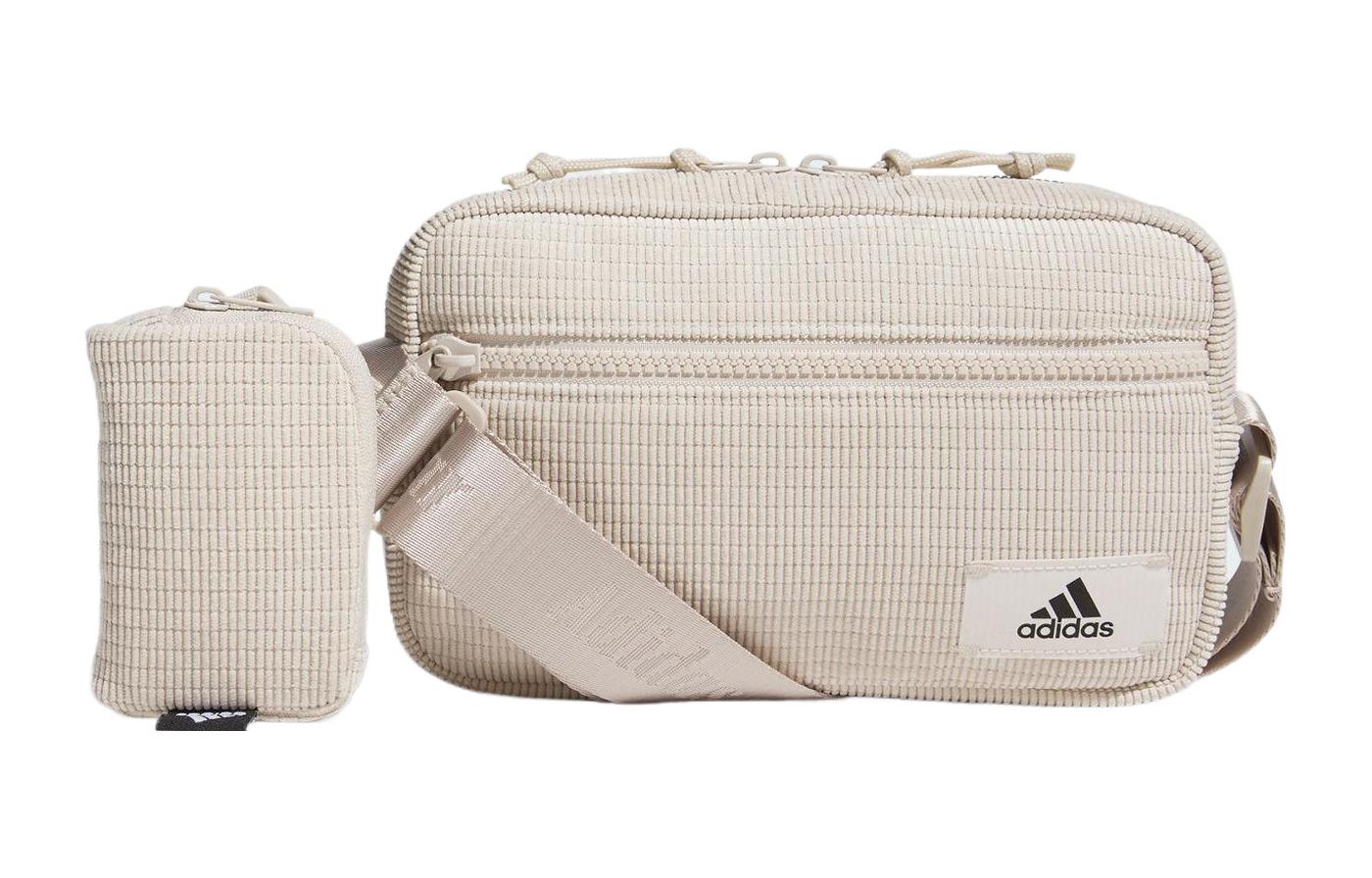 

Переработанный полиэстер через плечо сумка унисес экрю Adidas