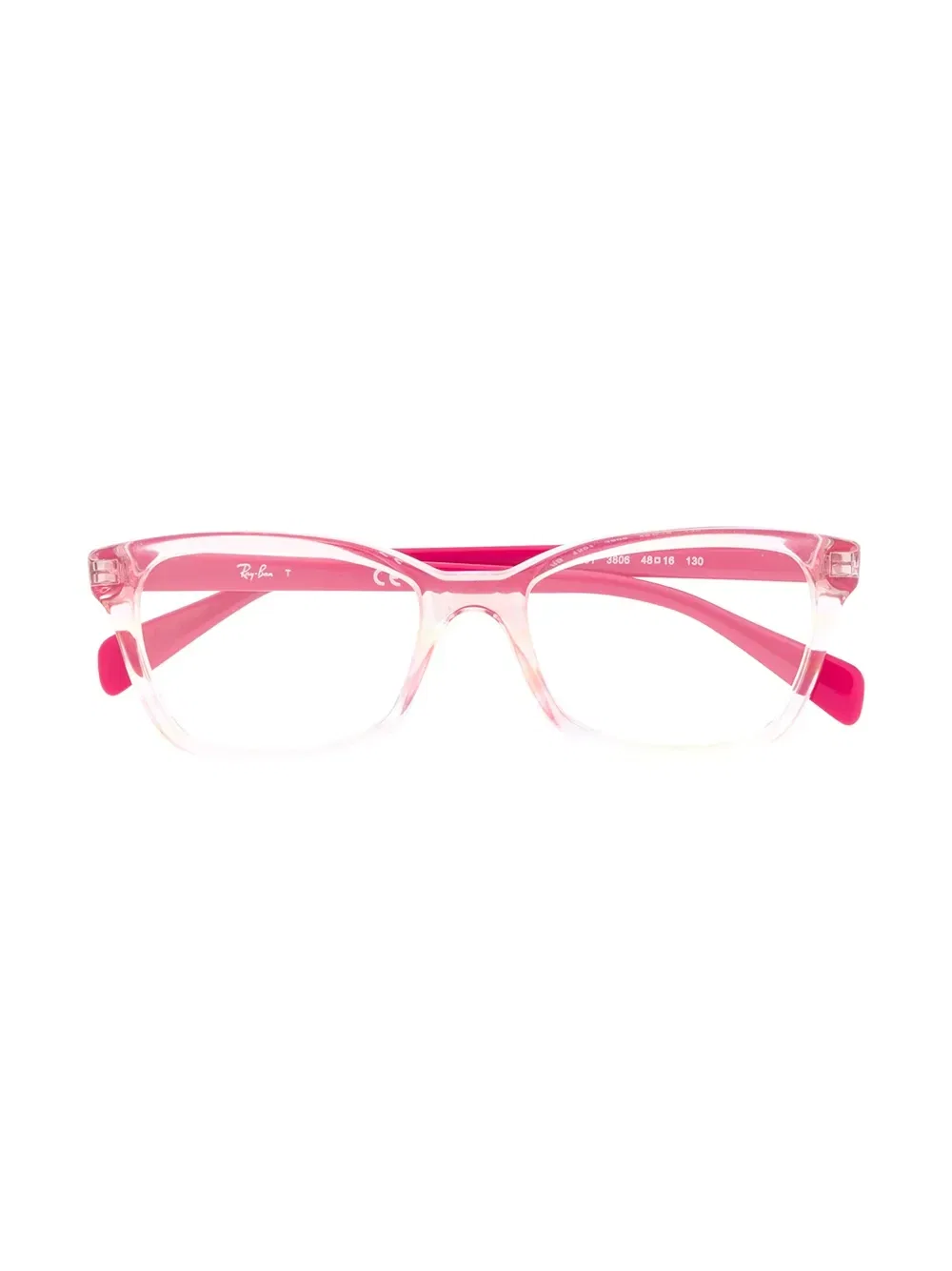 Очки в прозрачной оправе Ray-Ban Junior, черный