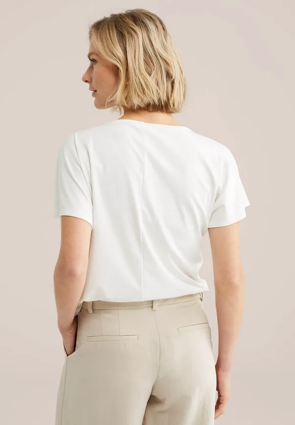 

Футболка с принтом We Fashion, Off-White, Белый, Футболка с принтом We Fashion, Off-White