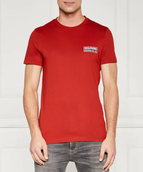 

Футболка Slim fit Tommy Hilfiger, красный