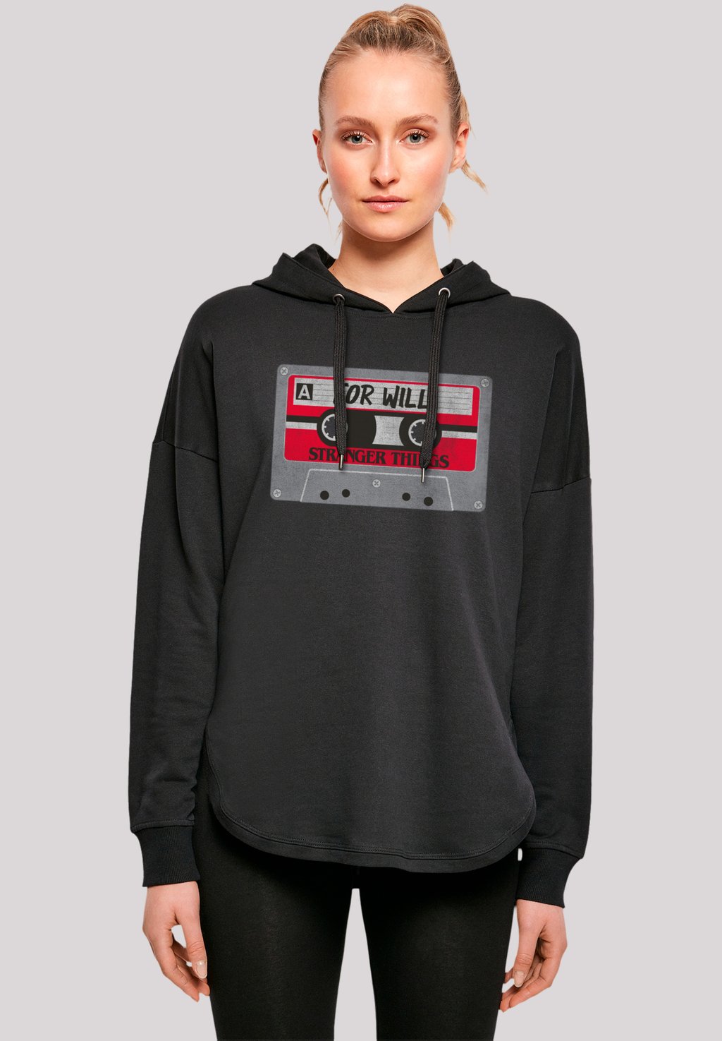 

Толстовка STRANGER THINGS CASSETTE FOR WILL NETFLIX TV SERIES - Hoodie F4NT4STIC, черный