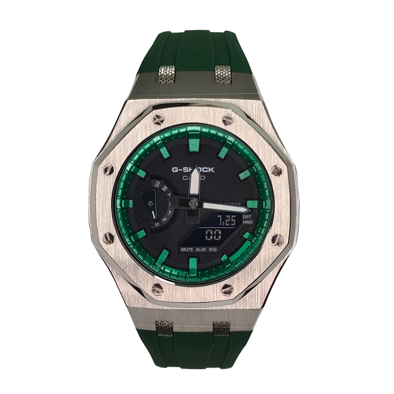 

Мужские часы CASIO Liquid Crystal/Analog Dual Display Series 44 мм черные