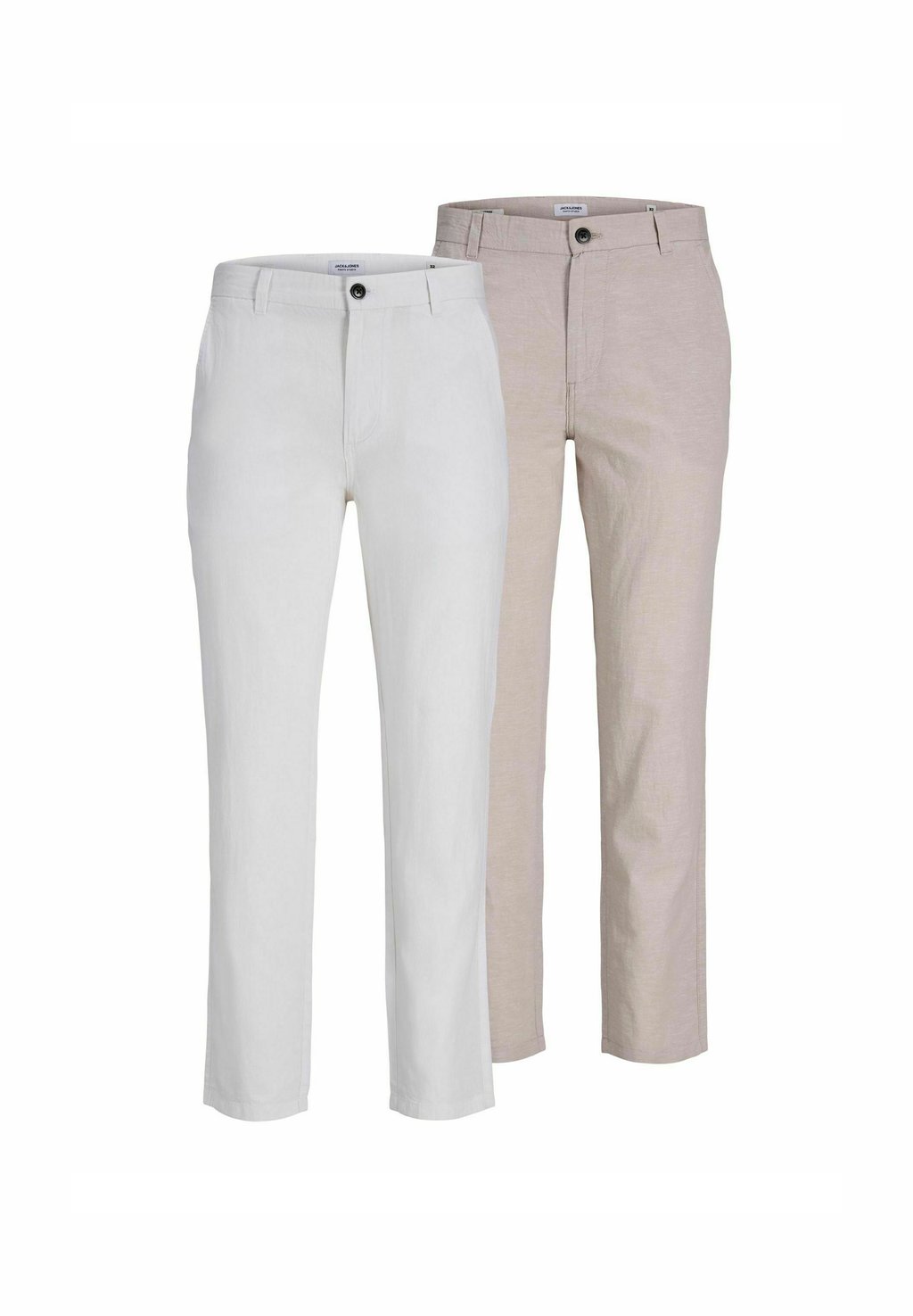 

Чиносы 2ER-PACK CARROT FIT Jack & Jones, слоновая кость